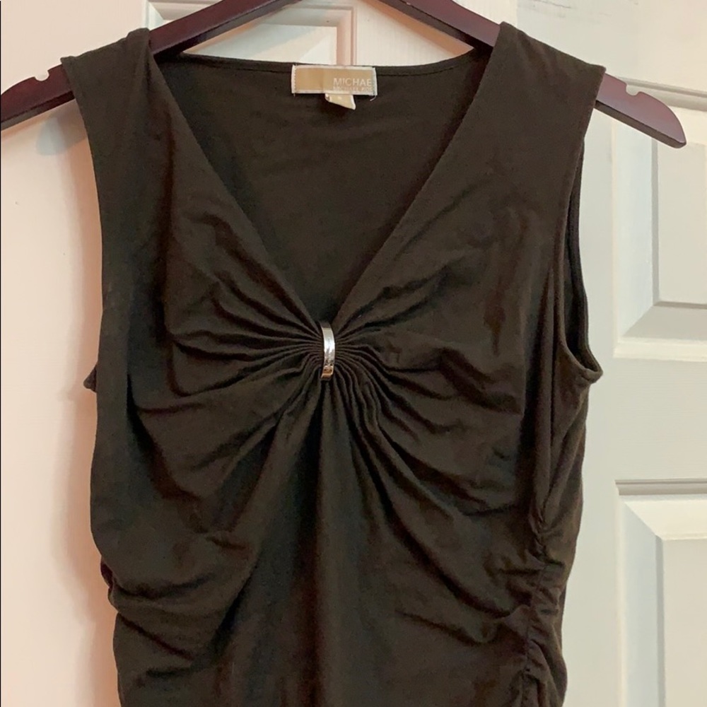 😍Michael Michael Kors ruched tank top S